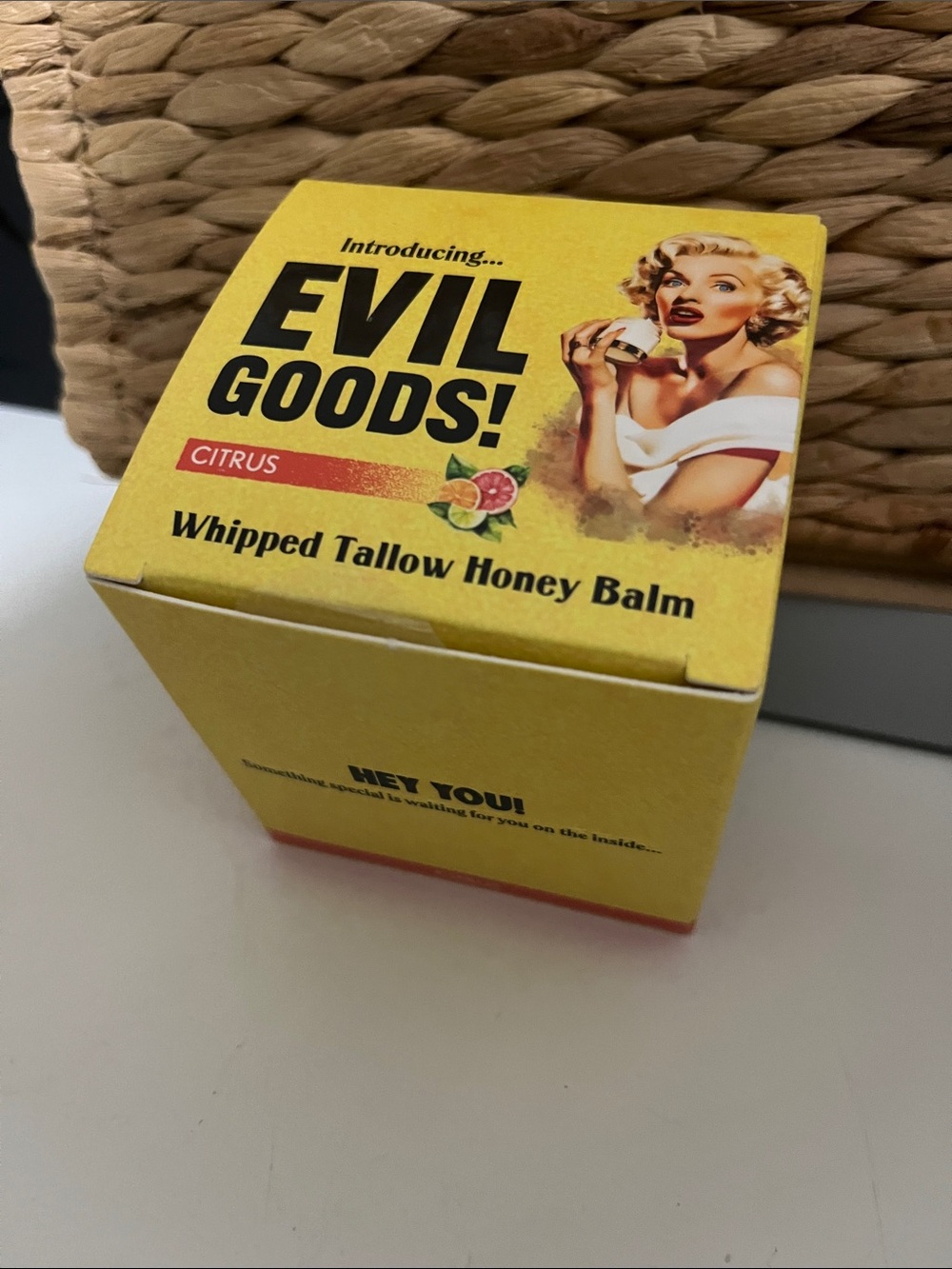 Citrus Whipped Tallow Honey Balm - Yellow
